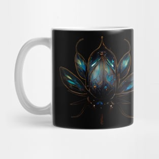 Dark Kyan Beetle Mug